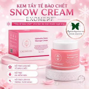 TẨY TẾ BÀO CHẾT SNOW CREAM EXOMERE